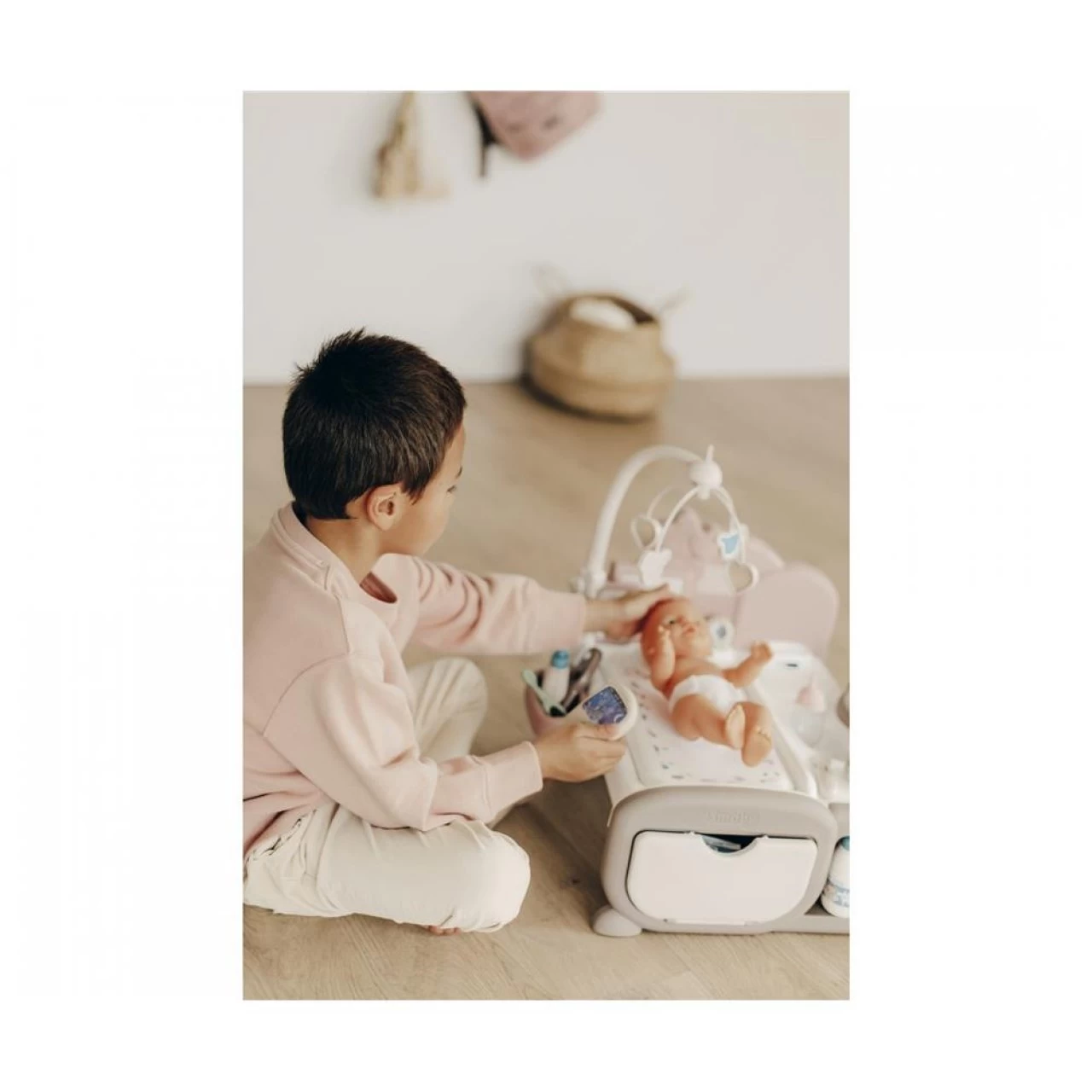 Smoby Baby Nurse Cocoon Puppen-Spielzimmer 3-in-1 Mit Puppe Spielset Puppenmöbel 7 Smoby Baby Nurse Cocoon Puppen-Spielzimmer 3-in-1 Mit Puppe Spielset Puppenmöbel – Bild 7