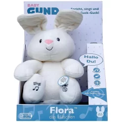 Spinmaster GUND Flora, Das Singende Und Sprechende Häschen - Deutsch, Ca. 30 Cm