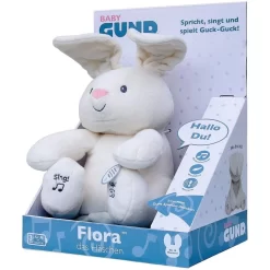 Spinmaster GUND Flora, Das Singende Und Sprechende Häschen - Deutsch, Ca. 30 Cm -Spielzeug Geschäft xspi 6054408 5 1280x1280
