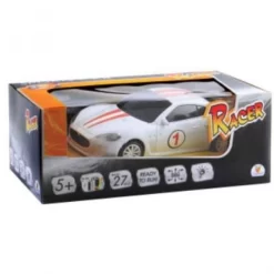 RC Racer Sports Car Rennwagen Mit Licht 27MHz Weiß Mit Roten Streifen