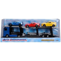 Van Manen LKW Mit Hänger Autotransporter Mit 3 PKW 1:60 26cm Die Cast Tieflader Spielzeugautos -Spielzeug Geschäft xvan 541756 2 1280x1280