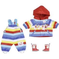 Zapf Creation BABY Born Kindergarten Matschhose Set 36 Cm Puppenkleidung Jacke Latzhose Stiefel