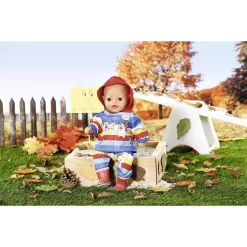 Zapf Creation BABY Born Kindergarten Matschhose Set 36 Cm Puppenkleidung Jacke Latzhose Stiefel -Spielzeug Geschäft xzap 10210393 7 1280x1280