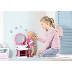 Zapf Creation BABY Born Bath Waschtisch Mit Licht- Und Soundeffekten Zahnbürste Zahnputzbecher Handtuch -Spielzeug Geschäft xzap 10210405 5 1280x1280