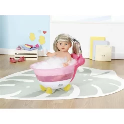 Zapf Creation BABY Born Sister 43 Cm Puppe Lebensechte Funktion Lange Blonde Haare Zum Frisieren Kleid Leggings -Spielzeug Geschäft xzap 10210415 9 1280x1280