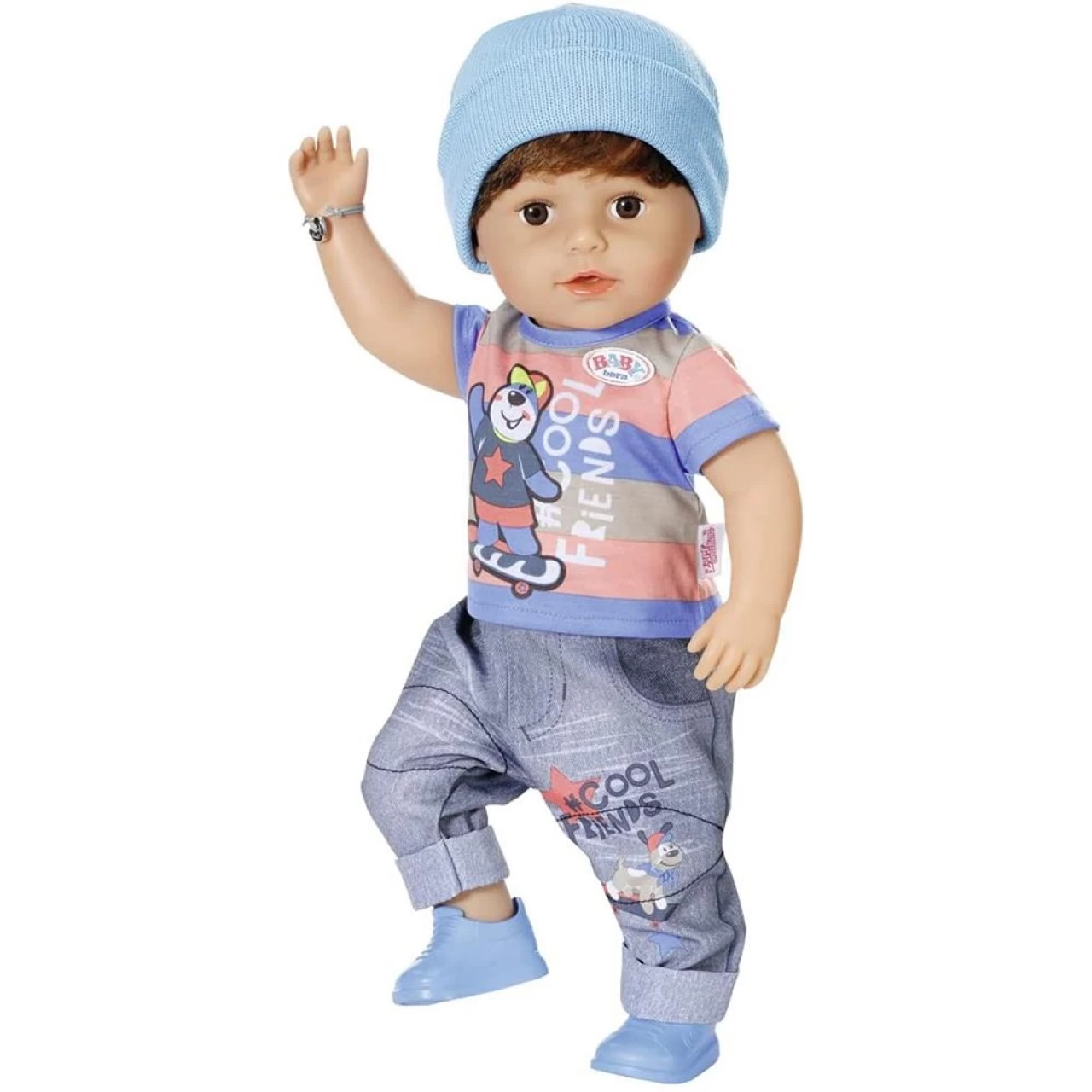 Zapf Creation BABY Born Brother 43 Cm Puppe Junge Lebensechte Funktion Shirt Hose Mütze Schuhen Zubehör 3 Zapf Creation BABY Born Brother 43 Cm Puppe Junge Lebensechte Funktion Shirt Hose Mütze Schuhen Zubehör – Bild 3