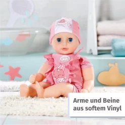 Zapf Creation Baby Annabell Puppe My First Bath 30 Cm Rosa Mit Badeanzug Mütze Badepuppe -Spielzeug Geschäft xzap 707227 2 1280x1280