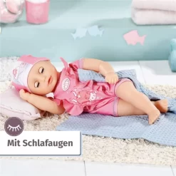 Zapf Creation Baby Annabell Puppe My First Bath 30 Cm Rosa Mit Badeanzug Mütze Badepuppe -Spielzeug Geschäft xzap 707227 3 1280x1280