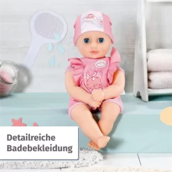 Zapf Creation Baby Annabell Puppe My First Bath 30 Cm Rosa Mit Badeanzug Mütze Badepuppe -Spielzeug Geschäft xzap 707227 4 1280x1280