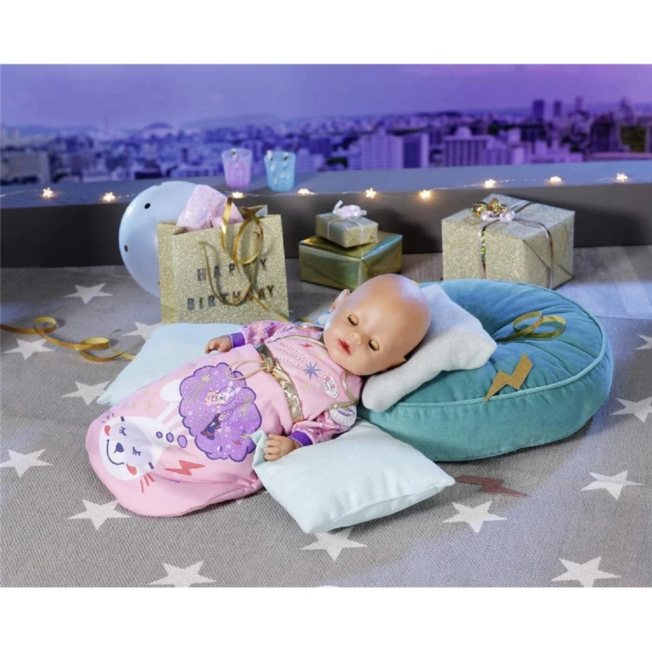 Zapf Creation BABY Born Puppenkleidung Happy Birthday Schlafsack 43 Cm Rosa 4 Zapf Creation BABY Born Puppenkleidung Happy Birthday Schlafsack 43 Cm Rosa – Bild 4