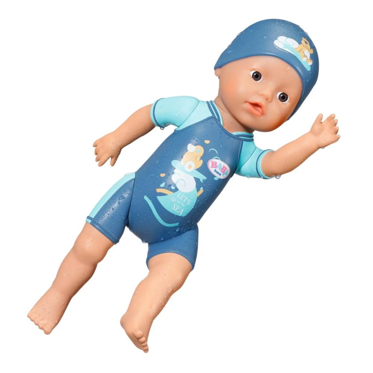 ZAPF Creation BABY Born My First Swim Boy 30cm Badepuppe Schwimmt Durchs Wasser Wasserdicht 2 ZAPF Creation BABY Born My First Swim Boy 30cm Badepuppe Schwimmt Durchs Wasser Wasserdicht – Bild 2