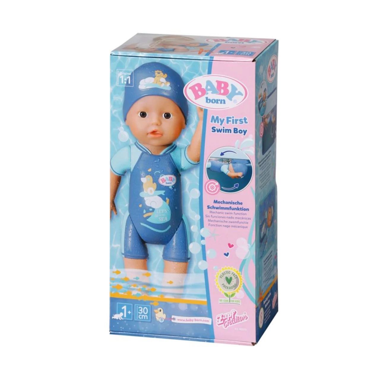ZAPF Creation BABY Born My First Swim Boy 30cm Badepuppe Schwimmt Durchs Wasser Wasserdicht 9 ZAPF Creation BABY Born My First Swim Boy 30cm Badepuppe Schwimmt Durchs Wasser Wasserdicht – Bild 9