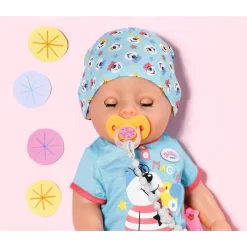 Zapf Creation BABY Born Magic Schnuller & Kette 43cm | 1 Stück Zufällige Farbe -Spielzeug Geschäft xzap 832486 2 1280x1280