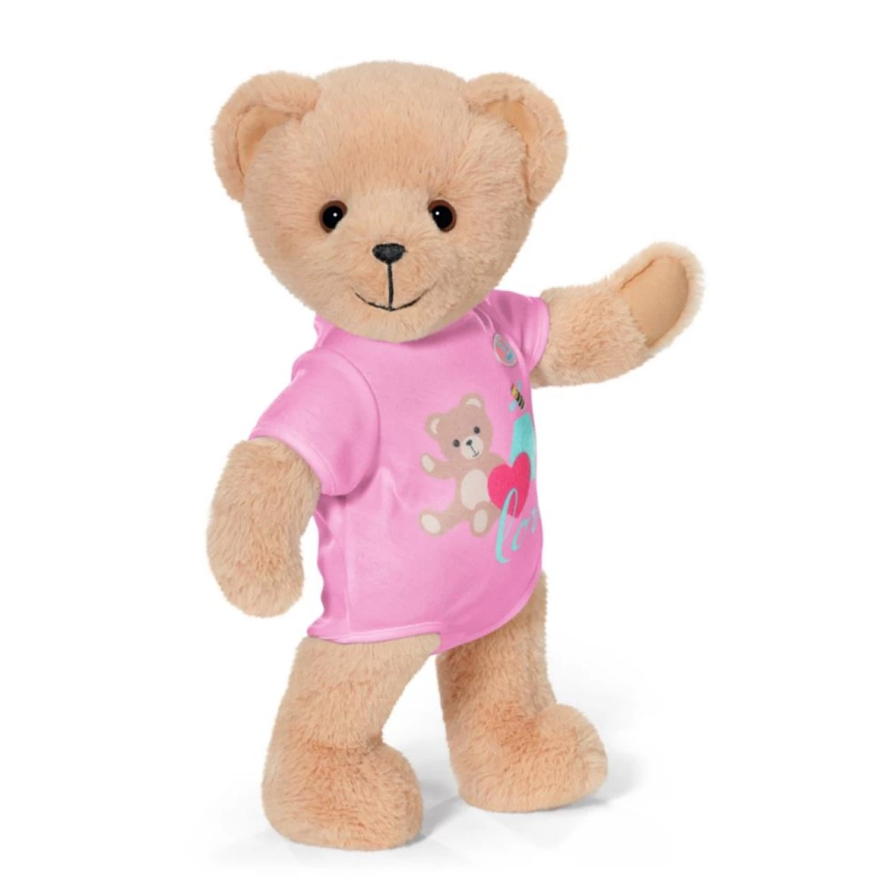 Zapf Creation BABY Born Bär Pink Mit Pinkem Strampler Teddybär Kuscheltier Bewegliche Arme Und Beine 2 Zapf Creation BABY Born Bär Pink Mit Pinkem Strampler Teddybär Kuscheltier Bewegliche Arme Und Beine – Bild 2