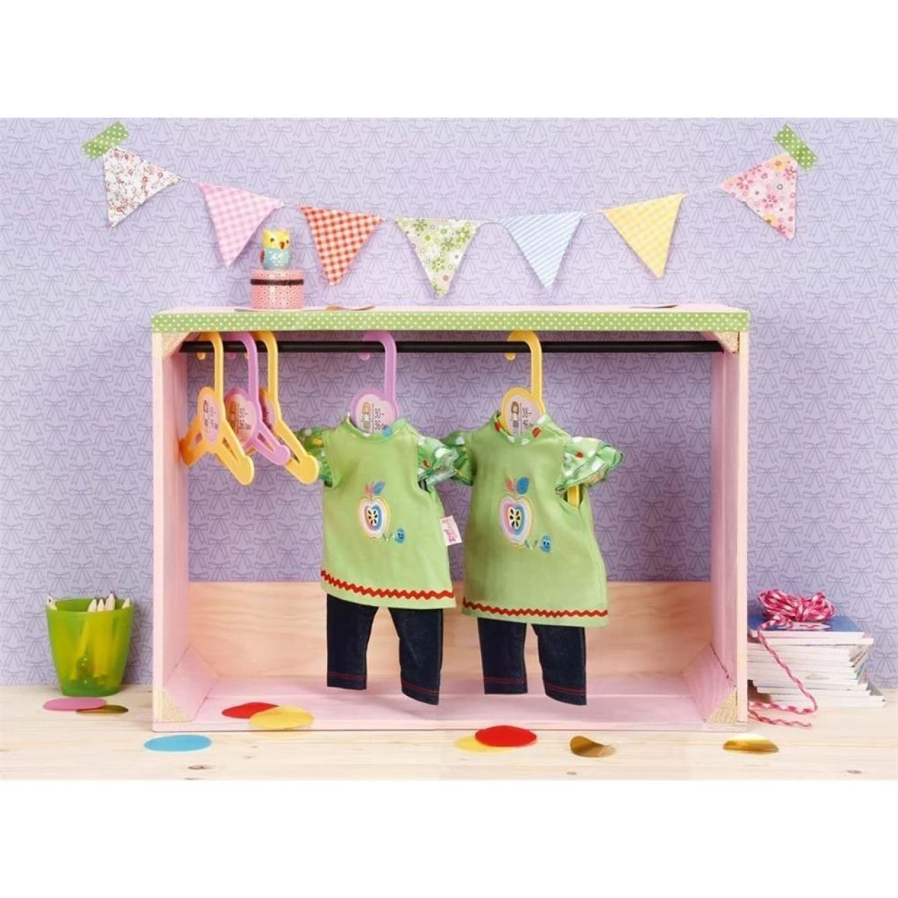 Zapf Creation 870068 Dolly Moda Shirt Mit Leggings Puppen-Zubehör Baby Born Grün 3 Zapf Creation 870068 Dolly Moda Shirt Mit Leggings Puppen-Zubehör Baby Born Grün – Bild 3