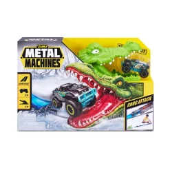 ZURU Metal Mashines Spielset Krokodilangriff Rennbahn Mit Auto